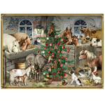 Large Christmas Advent Calendar Christmas At The Farm | Picture Advent Calendar