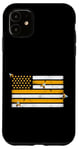 iPhone 11 Beekeeper Patriotic American Flag Honeycomb Case