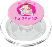 Gaming Anime Girl Video Game Controller Funny Saying PopSockets PopGrip for MagSafe