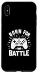 Coque pour iPhone XS Max Manette de jeu Born For Battle Epic