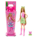 Barbie Poupée Pop Reveal et Accessoires, série Shakes, poupée Style Lapin parfumée et Animal de Compagnie, 8 Surprises Dont Une Fonction Changement de Couleur, JCN88