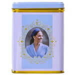 New English Teas Catherine Princess of Wales Tea Tin with 40 English Breakfast Teabags, Royal Family Commemorative Gift