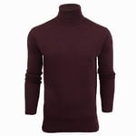 Brave Soul Men Roll Neck Pullover Knitted Long Sleeve Jumpers for Men, S to 2XL