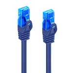 Ewent Câble réseau Type Patch Cat 5e U/UTP, AWG 26/7, 2 connecteurs RJ45 Bleu Bleu 0,25 MT