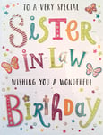 Dazzles To A Very Special Sister-In-Law Wishing You A Wonderful Birthday Card