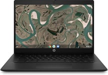 HP Chromebook 14 G7 Intel® Celeron® N5100 35 6 cm (14") Touchscreen Full HD 8 GB LPDDR4x-SDRAM 64 GB eMMC Wi-Fi 6 (802.11ax) ChromeOS Schwarz