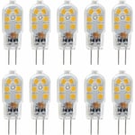 G4 LED-lampor 12V, 1W motsvarande 10W halogen, ej dimbar, 10-pack