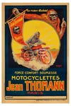 MOTO Jean THOMANN Rf0745 - POSTER HQ 40x60cm d'une AFFICHE VINTAGE