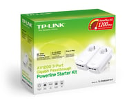 TP-Link TL-PA8030P KIT - Starter Kit - bro - GigE  HomePlug AV (HPAV)  HomePlug AV (HPAV) 2.0 - veggpluggbar