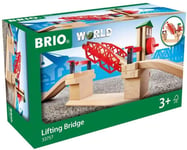 BRIO WORLD LIFTING BRIDGE COMPATIBLE WITH TRAIN SETS & MAGNETIC ACTION CROSSING