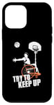 Coque pour iPhone 12 mini Un joueur de basket-ball en fauteuil roulant essaie de suivre