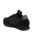 Calvin Klein Jeans Baskets De Running Homme Sock Laceup Nylon-Leather Chaussures De Sport, Noir (Triple Black), 40