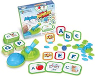 Learning Resources Jeu de lettres et d’orthographe Alphablasters, jeux éducatifs d’intérieur, alphabet préscolaire, jouets petite enfance, apprentissage préscolaire petite enfance, 85 pièces, 4+