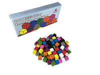 Apostrophe Games Accessoires de Jeu de Société Multicolores (100 Cubes en Bois)