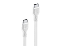 CellularLine ladekabel USB-C til USB-C 2m - Hvit