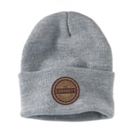 Carhartt Knit Rugged Wear patch beanie - HEATHER GREY - OS