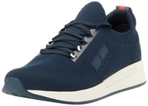 Tommy Jeans Baskets de Running Homme Chaussures de Sport, Bleu (Dark Night Navy), 46