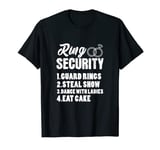 Ring Security Ring Bearer Wedding Party T-Shirt