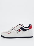 Tommy Jeans Retro Basket Flag Sneakers - Off White, Off White, Size 42, Men