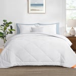 Aisbo King Size Duvet All Year Round 4.5 Tog Soft Lightweight Autumn Duvet Kingsize with Corner Tabs, Anti Allergy King Bed Quilt Duvet Insert with 150 GSM Filling, 220x230cm