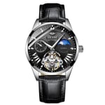 Tourbillon Miesten Kellot Miesten Moon Phase Automaattiset Diesel Kellot Mekaaninen Tran