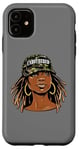 Coque pour iPhone 11 Femme noire impertinente Histoire des Noirs Afro-Américains