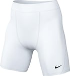 NIKE DH8327-100 W NK DF Strike NP Short Pants Women's White/Black Size XS