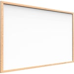 Allboards - Tableau Blanc Magnétique Effaçable à Sec avec Cadre en Bois 90x60cm