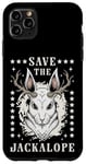 iPhone 11 Pro Max Save The Jackalope Mythical Creature Cryptid Lover Folklore Case