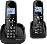 Amplicomms BigTel 1502 Cordless Big Button Phone for Elderly with Additional - -