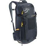 Evoc FR Blackline 20l Sac à Dos randonnées à vélo et Les Trails (Protection Dorsale certifiée TÜV/GS, LITESHIELD System AIR Ergonomique), Taille S-Noir Mixte