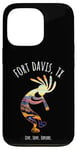 Coque pour iPhone 13 Pro Fort Davis Texas USA Motif Kokopelli dansant