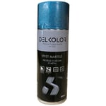 Delkolor - Peinture en Aérosol Effet Martelé - 400ml Couleur: Bleu azur - Bleu azur