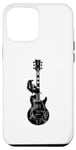 Coque pour iPhone 13 Pro Max Guitare Guitariste Raven Crow Rock Musicien Heavy Metal