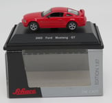 Metal Die Cast Schuco HO 1/87 Ford Mustang GT Red 2005 In Box