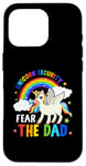 iPhone 16 Pro Halloween Costume Men Unicorn Security Fear The Dad Rainbow Case