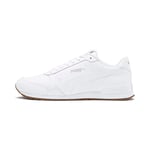 PUMA St Runner V2 Full L, Baskets Mixte,Puma Blanc-Gris Violet , 38.5 EU