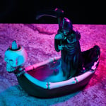 The Reaper Ferryman of Death Backflow Incense Burner - Smoke Cones Holder