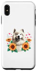 Coque pour iPhone XS Max Sunflowers Samoyed Dog Sammies