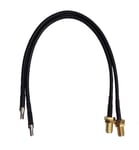 Adaptateur TS9 mâle SMA femelle câble noir 20cm pour antenne externe compatible Routeur 4G LTE 5G Huawei B528 B628 B818 E5372 E5577 E5786 E5573 E5787 et autres modem hotspot