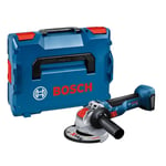 Bosch GWX 18V-10 18V Cordless Brushless 125mm X-Lock Angle Grinder in L-Boxx ...