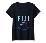 Womens Fiji Islands South Pacific Fijian Souvenir V-Neck T-Shirt