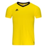 adidas Trenings T-skjorte Entrada 22 - Gul/sort Dame T-skjorter unisex