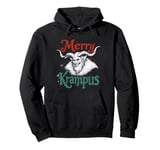 Merry Krampus Christmas Ugly Monster Men Women Kids Funny Pullover Hoodie