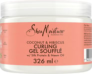 Coconut & Hibiscus Curling Gel Soufflé No Silicones or Sulphates for Thick 326ml