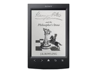 Sony PRS-T2 - Lecteur eBook - 2 Go - 6" monochrome E Ink (800 x 600) - écran tactile - Logement microSD - Wi-Fi - noir