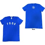 Foo Fighters Unisex T-Shirt: Foos Logo (Back Print) (Ex-Tour) (Small)