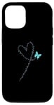 Coque pour iPhone 12/12 Pro Cœur peint par Butterfly