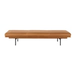 Muuto - Outline Daybed / Black Base Refine Leather Cognac - Dagbäddar - Anderssen & Voll - Brun