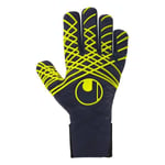 Uhlsport Målvaktshandske Prediction Absolutgrip HN Fit - Navy/Vit/Gul, storlek 11